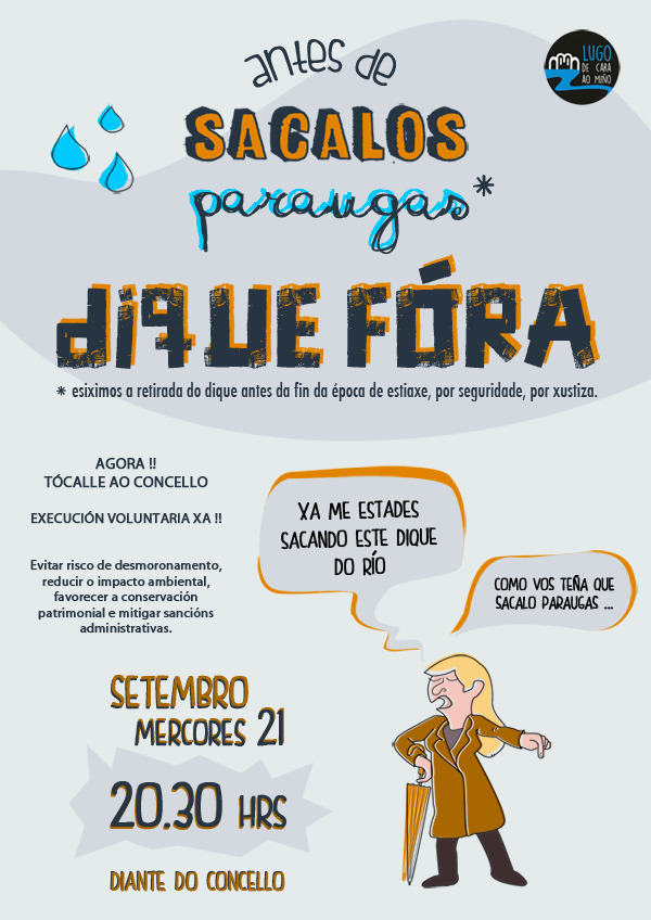 dique fóra - cartaz