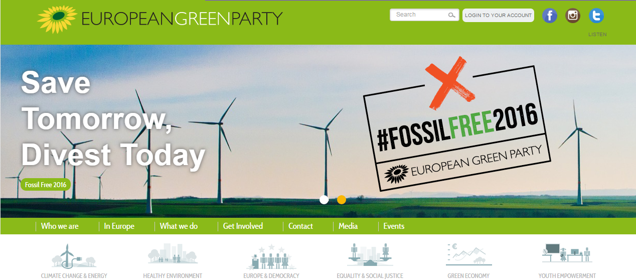 capture web green party